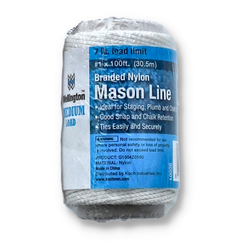 100'x#1 BRAIDED NYLON MASON LINE