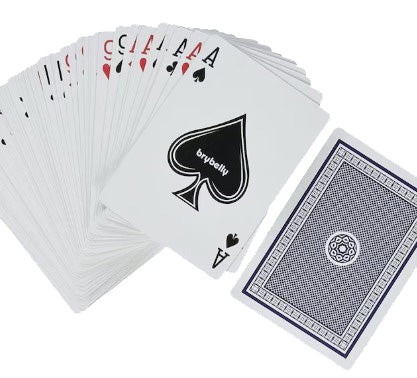 BRYBELLY SINGLE DECK WIDE SIZE PINOCHLE CARDS -BLUE