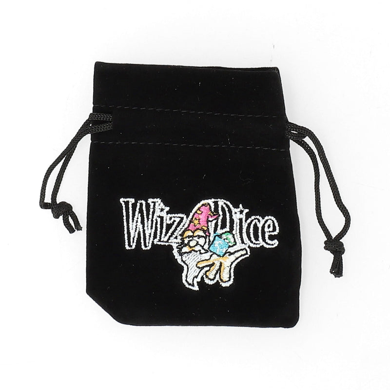 WIZ-DICE 7CT POLYHEDRAL PRG GAMING DICE WITH STORAGE POUCH KINGS RANSOM