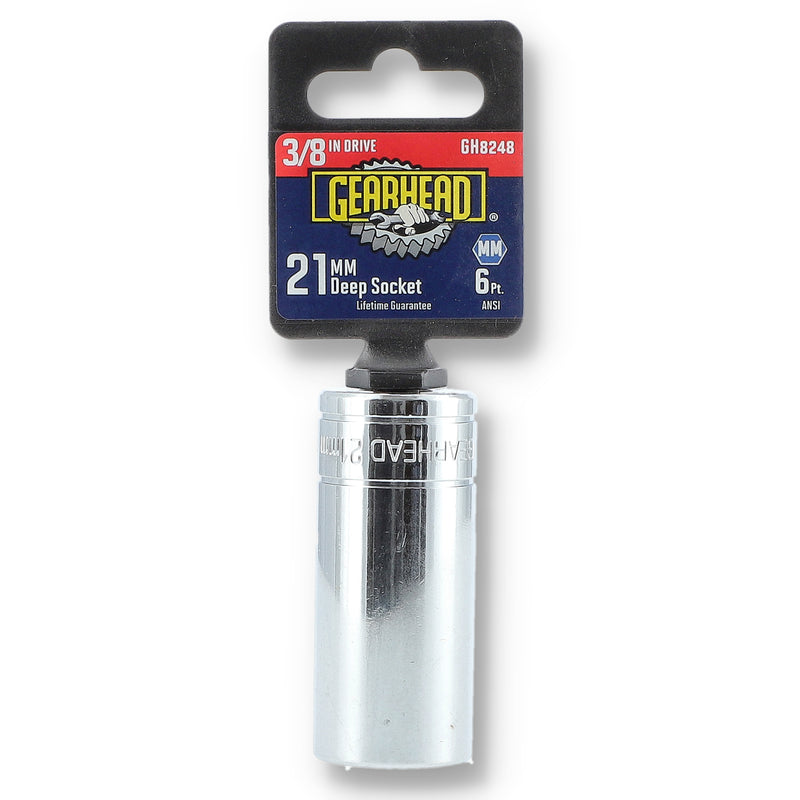 GEARHEAD 3/8"""""""" DRIVE 21mm DEEP SOCKET