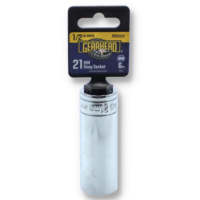 GEARHEAD 1/2'' DRIVE 21MM DEEP SOCKET