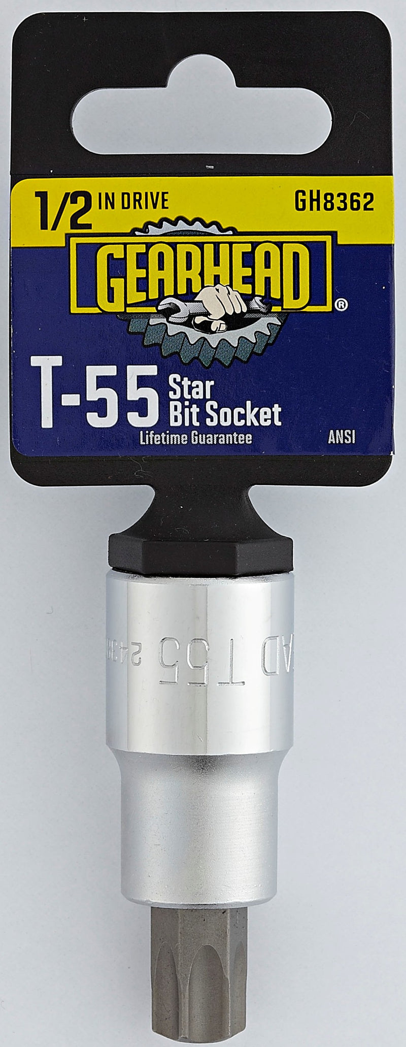 GEARHEAD 1/2'' DRIVE T-55 STAR BIT SOCKET