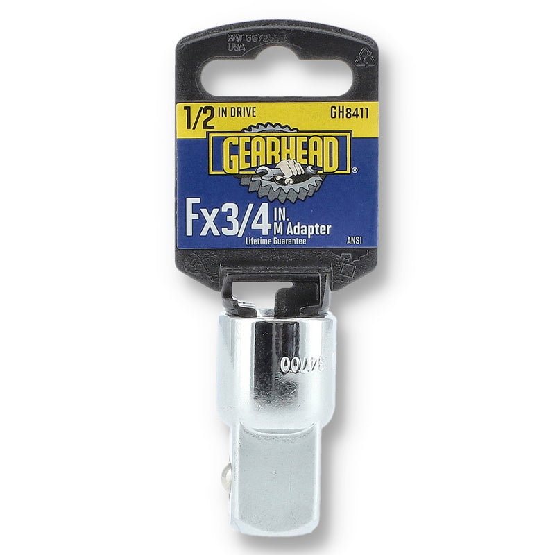 GEARHEAD 1/2'' DRIVE Fx3/4''MALE ADAPTER