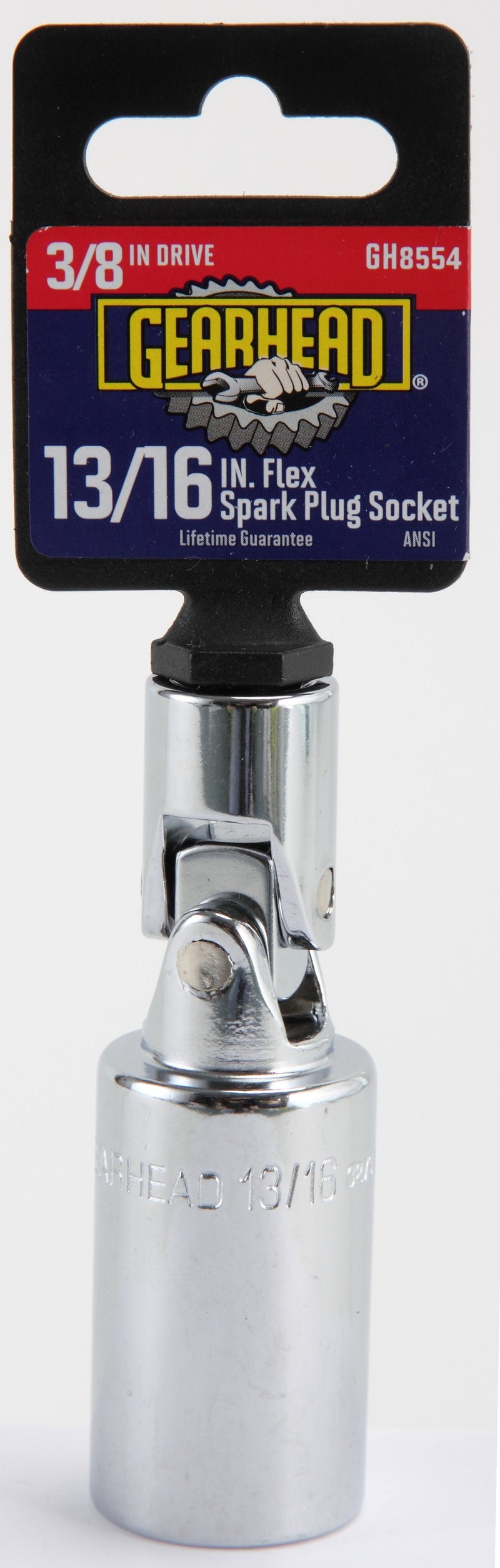 GEARHEAD 3/8'' DRIVE 13/16'' FLEX SPARK PLUG SOCKET