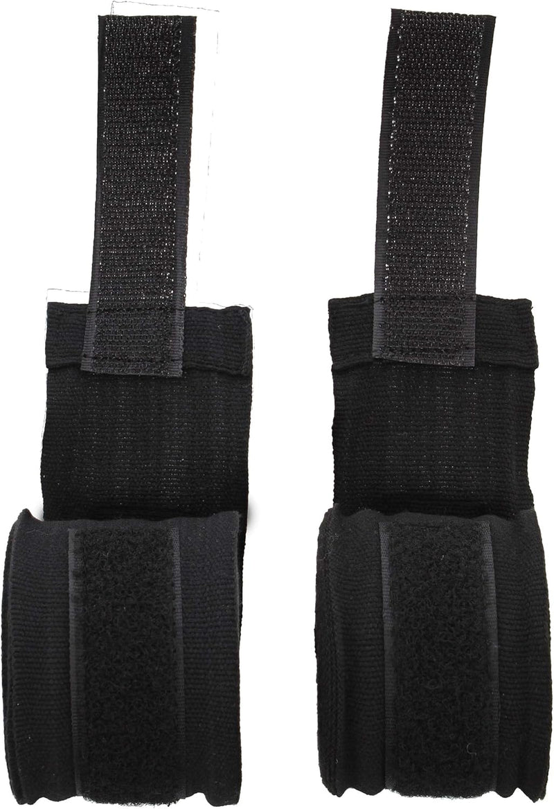 GET OUT 2 PACK 180'' BLACK BOXING HAND WRAPS