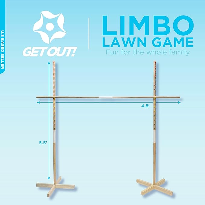 GET OUT LIMBO GAME WITH TILTED PEG & UPGRADED BASE