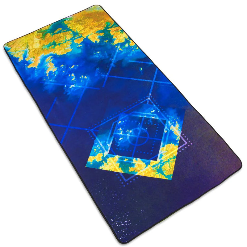 BRYBELLY GOLDEN SEAS XL NEOPRENE GAMING DESK PAD 24x13''
