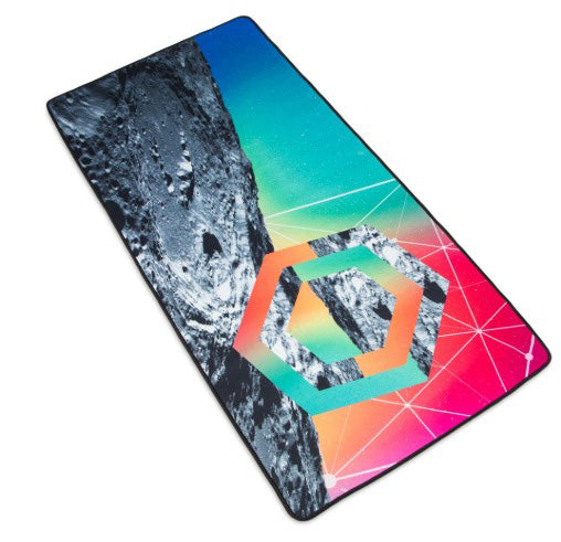 BRYBELLY LUNAR LANDING XL NEOPRENE GAMING DESK PAD 24x13''