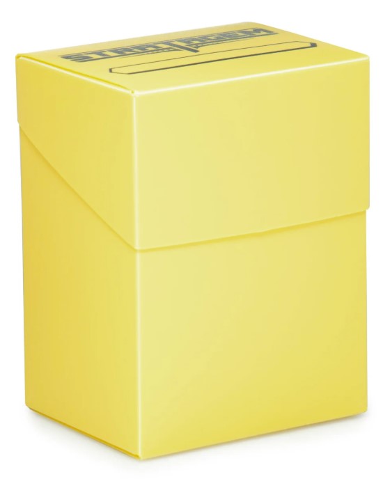 THE BIG BOX OVERSIZED IVORY DECK BOX HOLDS 90+ CARDS