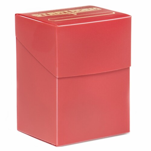 THE BIG BOX OVERSIZED RED DECK BOX HOLDS 90+ CARDS