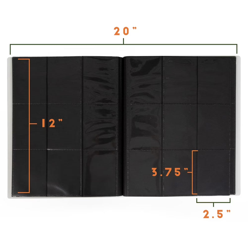 CITADEL COLLECTIBLES BLACK 9 POCKET CARD BINDER