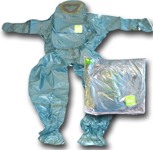CHEM RESISTANT COVERALLS 3xl EN CAPSULATED LEVELB 151 w/HOOD