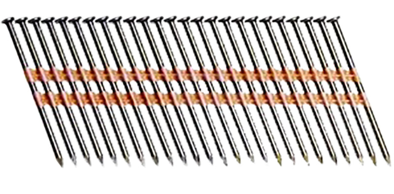 GRIP-RITE 200PC COLLATED FRAMING 3-1/4''x.131'' SMOOTH SHANK PLASTIC HEAD