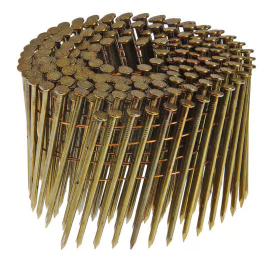 GRIP-RITE 2500PC COLATED FRAMING NAILS 15Ã‚Â° WIRE WELD COIL 3-1/4''X.131 EG SMOOTH SHANK