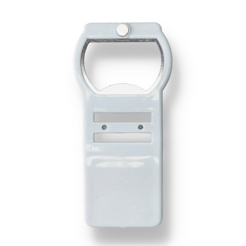 HAT TRICK MAGNETIC BOTTLE OPENER WHITE
