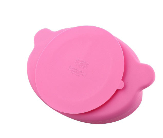 7PENN SILICONE MONKEY BABY PLATE WITH BASE