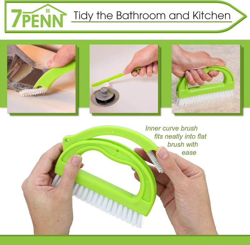 7PENN 3-in-1 GROUT CLEANING BRUSH SET