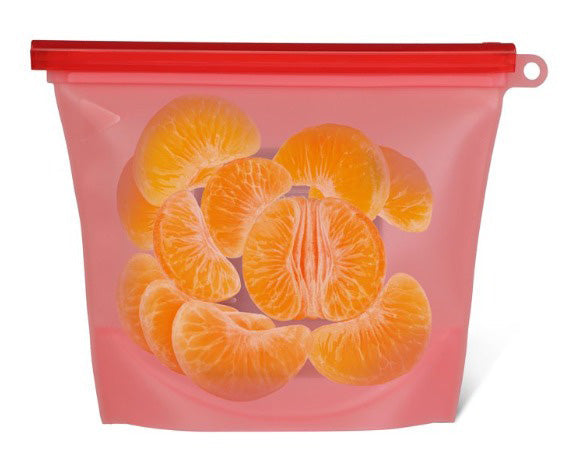 7Penn 1000mL Red Silicone Food Storage Bag