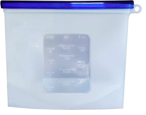 7Penn Silicone Food Storage Bag 1500mL - Blue