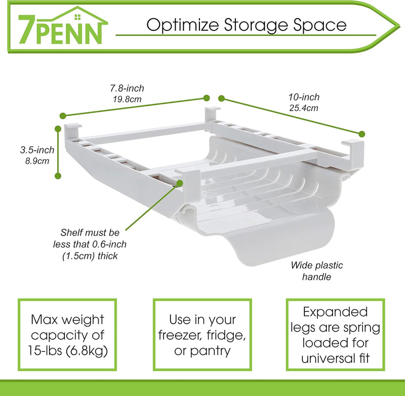 7PENN ZIP BAG REFRIGERATOR RACK WITH 40 BAGS