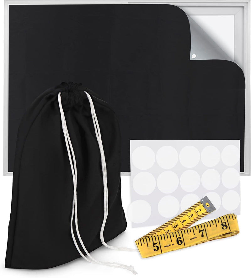7PENN PORTABLE BLACKOUT SHADE KIT 118x57'' CUT TO SIZE