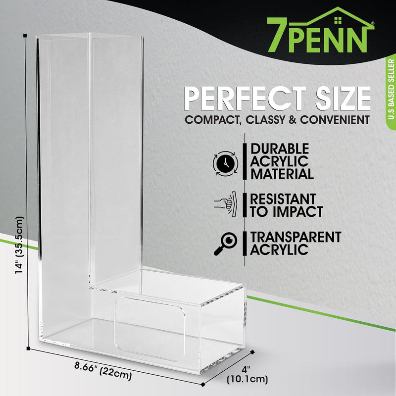 7PENN CLEAR ACRYLIC FILLABLE LETTER L CANDY BOX FOR WEDDINGS