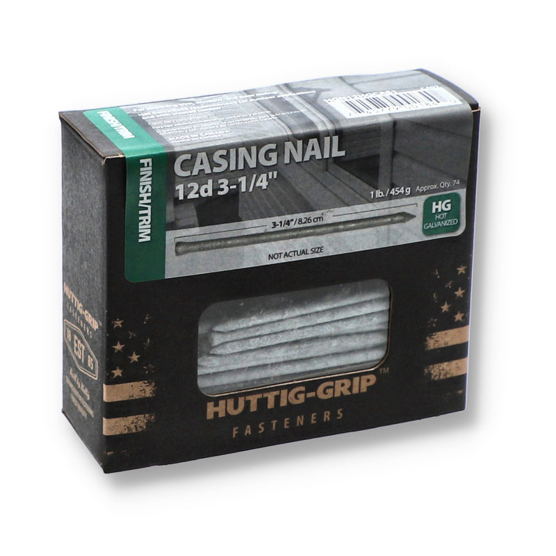 1LB 3-1/4'' CASING FINISH-TRIM NAIL HOT GALVANIZED