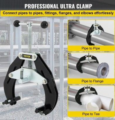 VEVOR 6'' PIPEFITTING CLAMP WITH QUICK ACTING SCREWS