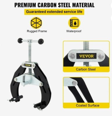 VEVOR 6'' PIPEFITTING CLAMP WITH QUICK ACTING SCREWS