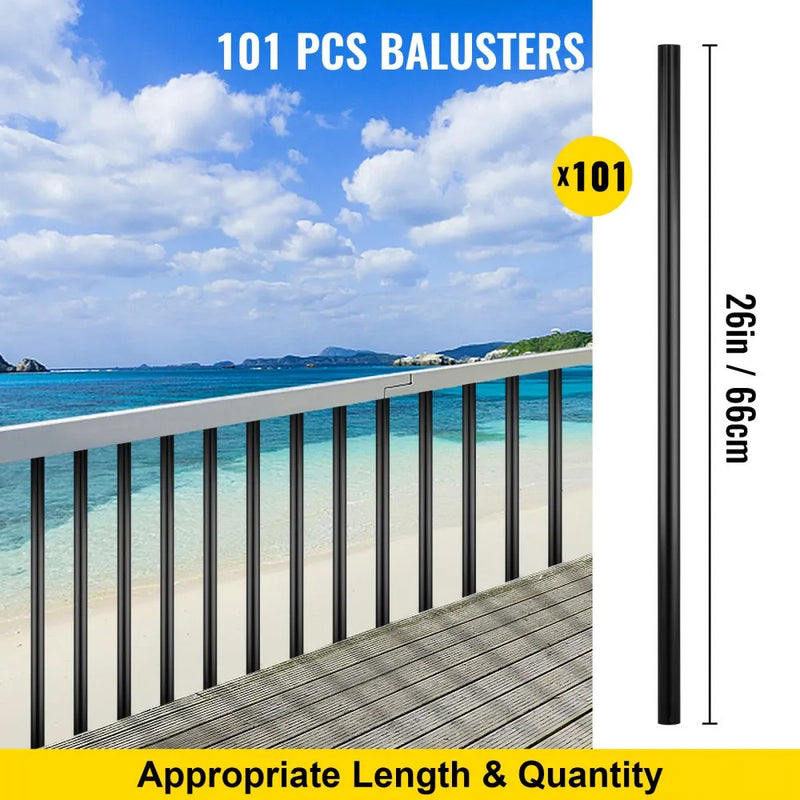 VEVOR 101 PK 26'' METAL DECK SPINDLES