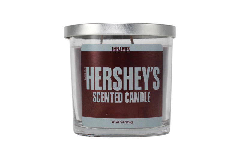 HERSHEYS CHOCOLATE 14OZ 3-WICK SCENTED CANDLE