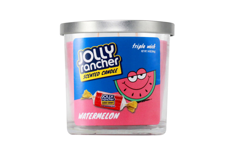 JOLLY RANCHER WATERMELON 14OZ 3-WICK SCENTED CANDLE