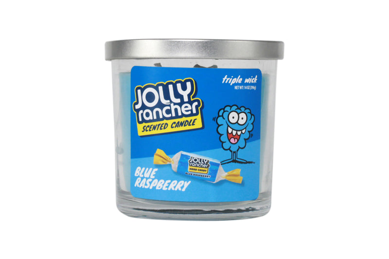 JOLLY RANCHER BLUE RASPBERRY 14OZ 3-WICK SCENTED CANDLE