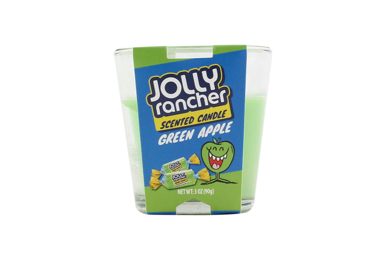 JOLLY RANCHER GREEN APPLE 3 OUNCE SCENTED CANDLE
