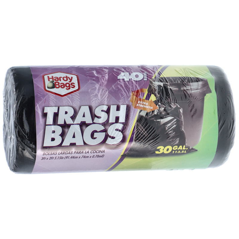 40ct 30 GALLON TRASH BAG ROLL