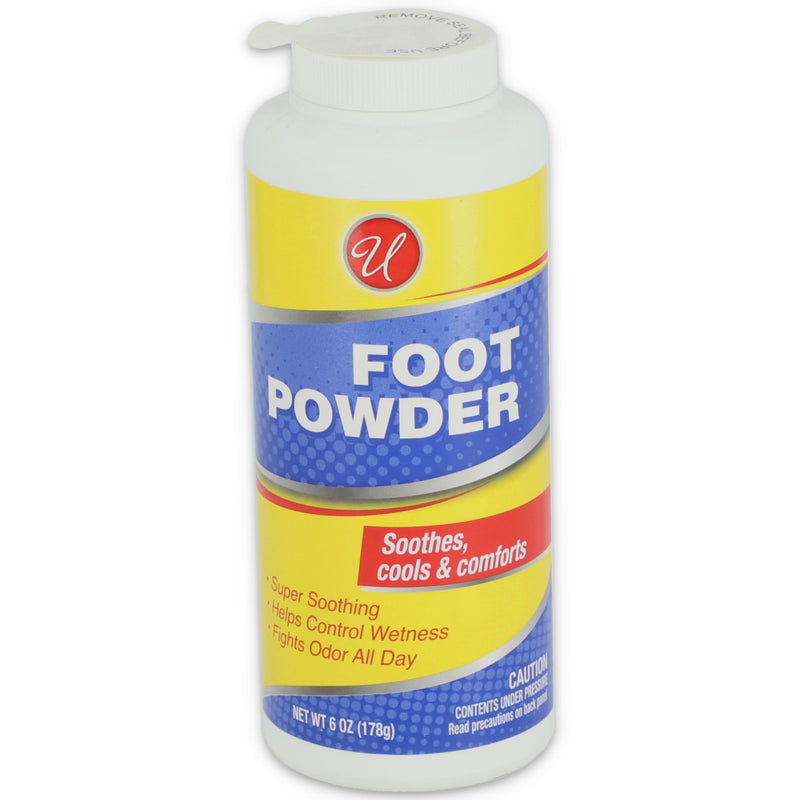 6oz U CORNSTARCH FOOT POWDER
