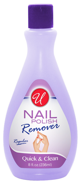 8oz U NAIL POLISH REMOVER REGULAR -ACETONE