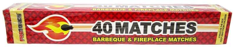 IN81750-40 COUNT LONG BBQ & FIRE PLACE MATCHES