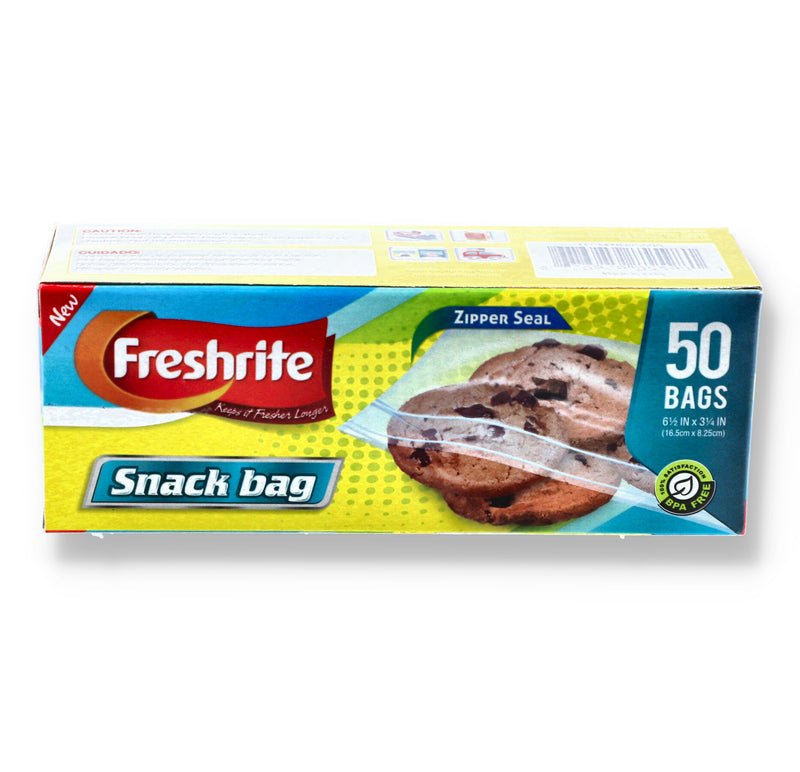 50CT SNACK BAGS ZIPPER SEAL