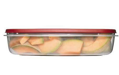 3pc RECTANGLE PLASTIC FOOD STORAGE CONTAINERS & LIDS