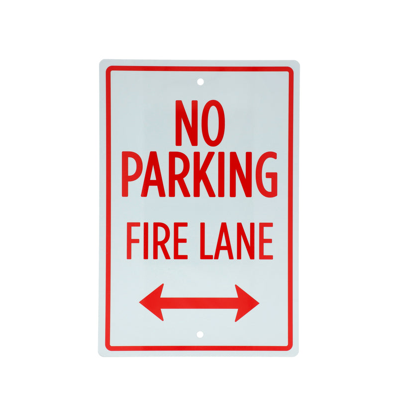 12x18'' NO PARKING FIRE LANE METAL SIGN