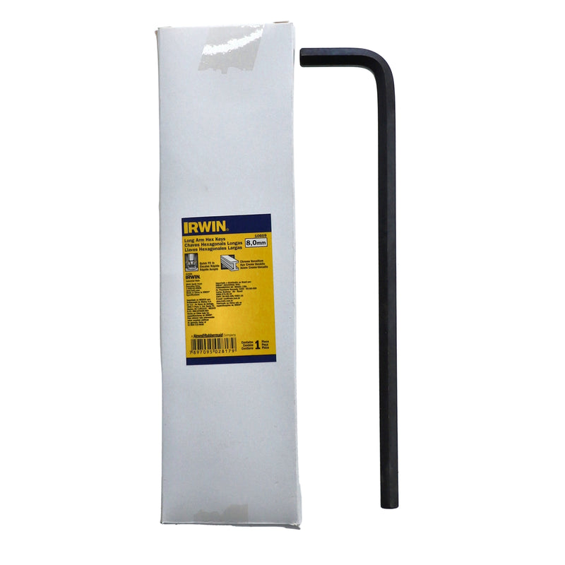 IRWIN 8MM LONG ARM HEX KEY (NO ONLINE SALES-NO ADVERTISING)