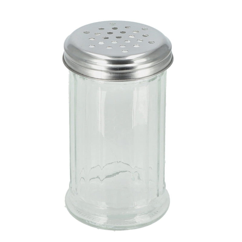 6PK 12OZ GLASS CHEESE SHAKER BOTTLES