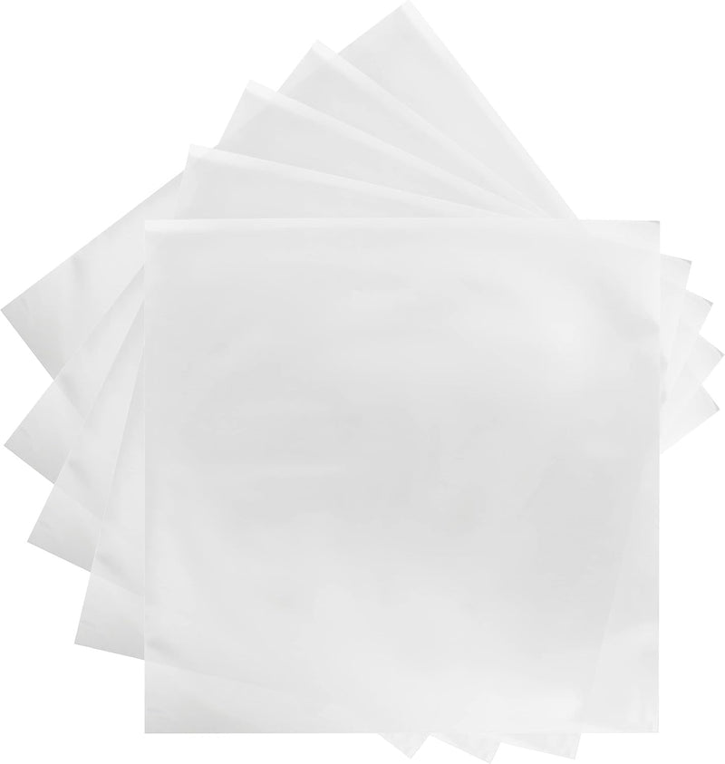 LOT45 100PK VINYL RECORD SLEEVES 12.75'' 3 MIL THICK