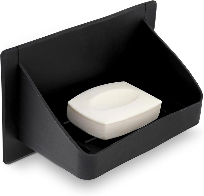 LOT45 SILICONE SOAP DISH SELF ADHESIVE