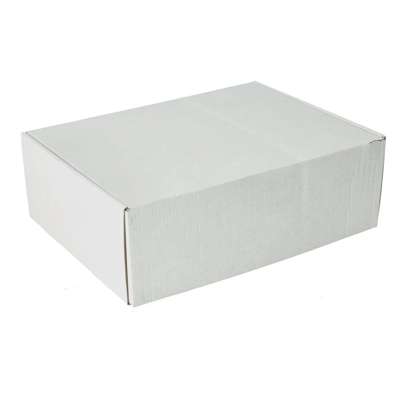 LOT45 20CT WHITE SHIPPING BOXES 12x9x4''