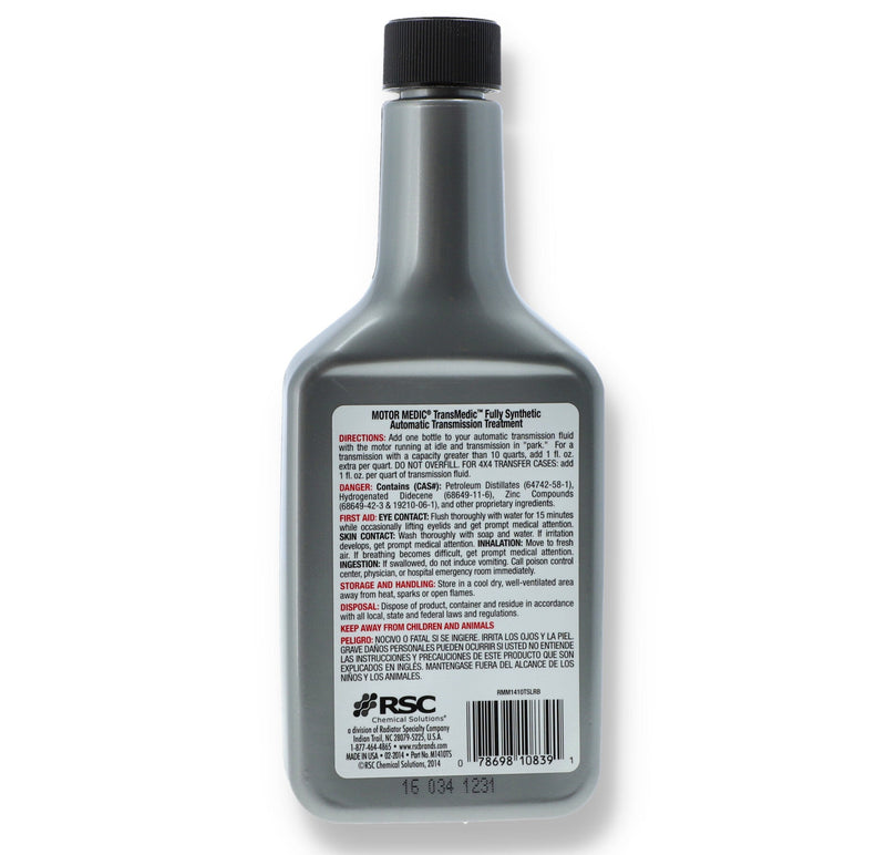 10OZ MOTOR MEDIC TRANSMEDIC TRANS TREATMENT