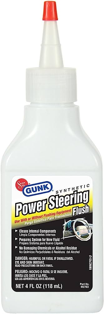 4OZ GUNK SYNTHETIC POWER STEERING FLUSH