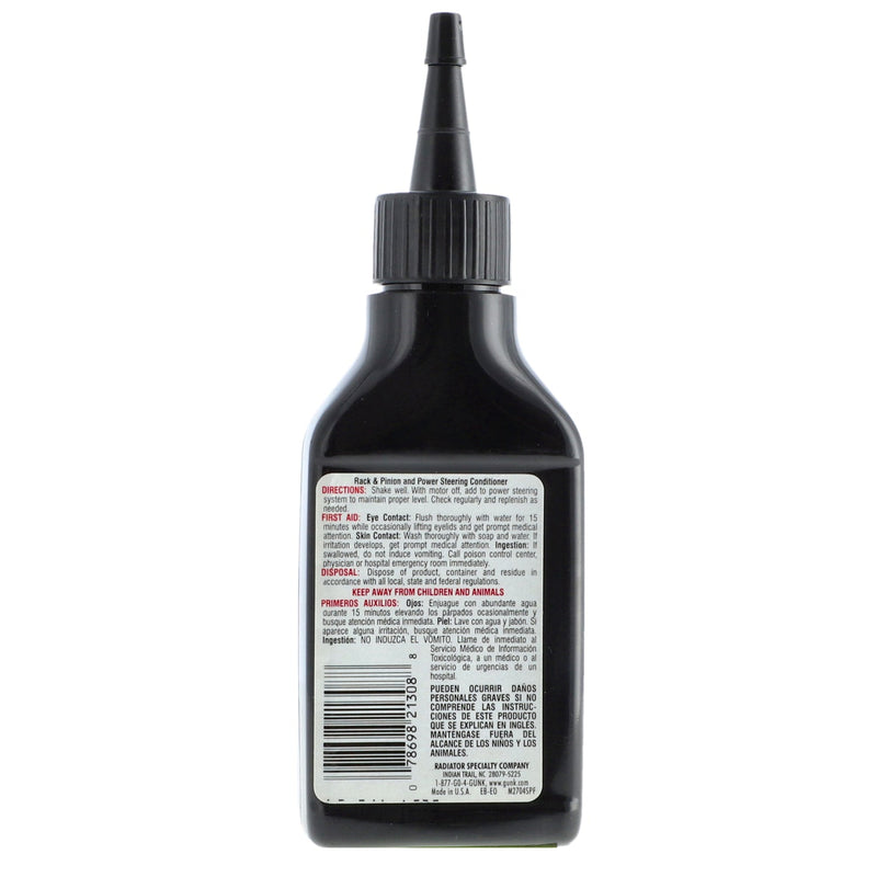 4OZ GUNK RACK & PINION POWER STEERING CONDITIONER