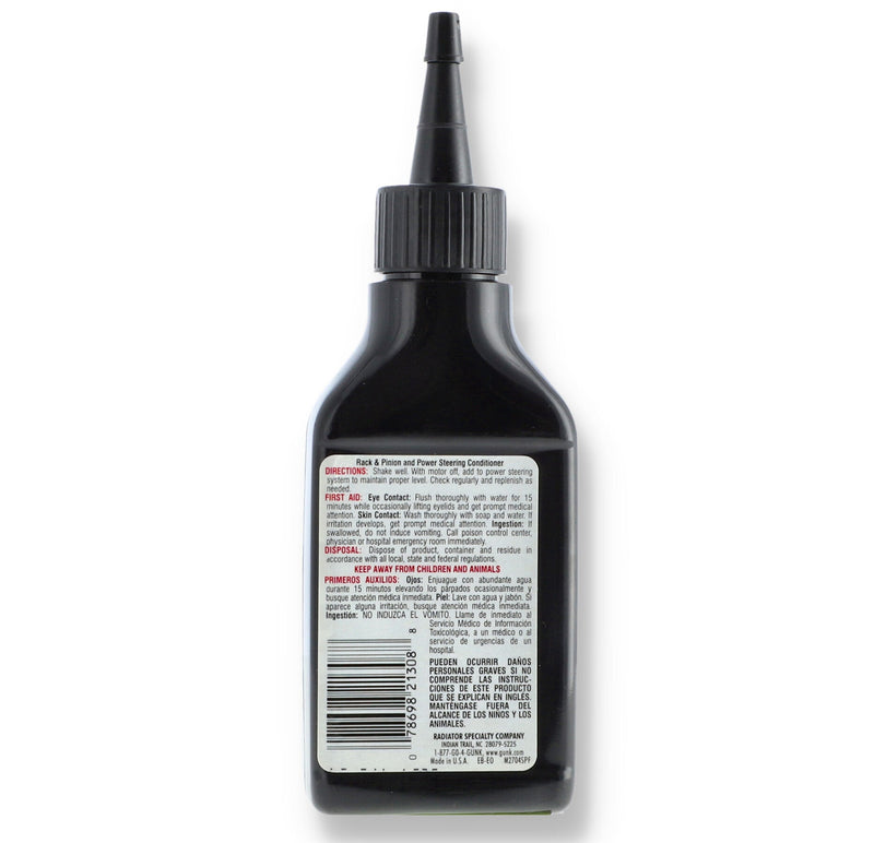 4OZ GUNK RACK & PINION POWER STEERING CONDITIONER